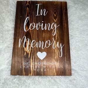 3 Wooden Wedding Signs (see pics)